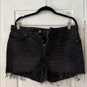 Old Navy Black Denim Women Shorts